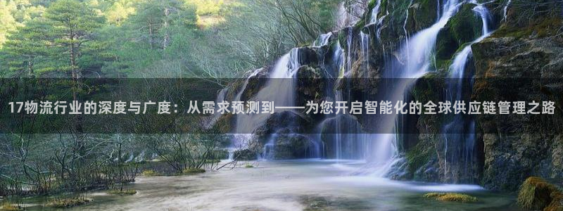 ,优游国际APP是干什么的：17物流